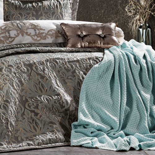 Silver one at home blanket online