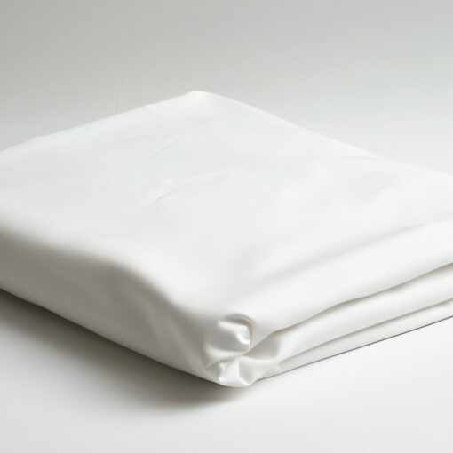 bed sheet folded white color, easy to store, nice touch on the skin