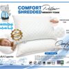 Comfort Pillow Shredded Memory Foam Multi Position 75×50 CM Gumbo
