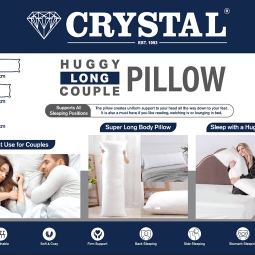 Huggy Douple Long Pillow 2 46×150 cm